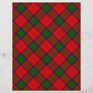 Robertson tartan xadrez verde vermelha