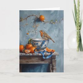 Robin - Cartão de Saudação Dobrado