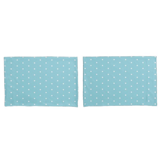 Robin Egg Blue with White Dots Standard (Frente - conjunto)