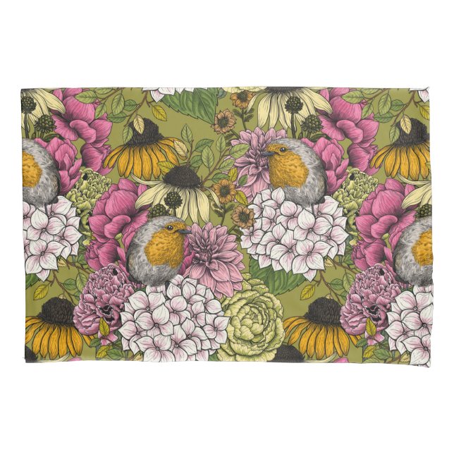 Robins no jardim 2 (Frente-Esquerda)