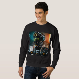 Robô 3 homens camisa preta