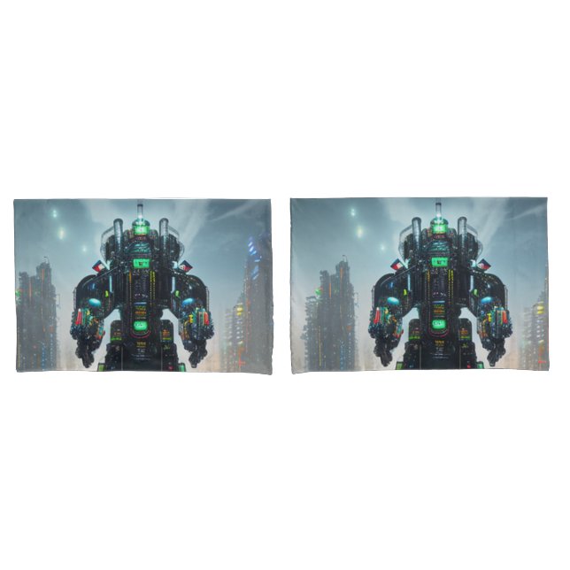 Robô 4 fronhas padrão 2 pares laterais (Frente - conjunto)