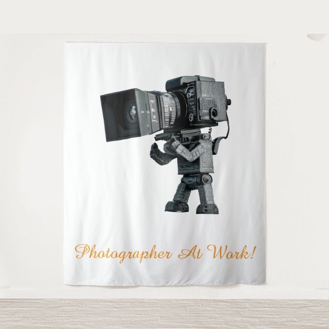 Robô de Tapeçaria de Fotografia (Frente)