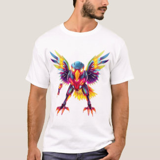 Robo Eagle T-Shirt brilhante para Homens