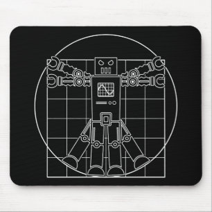 Robô Mousepad de da Vinci Vitruvian