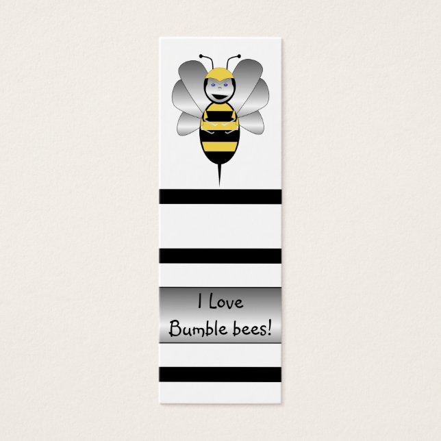 Robobee Bumble Bee Bookmark (Frente)