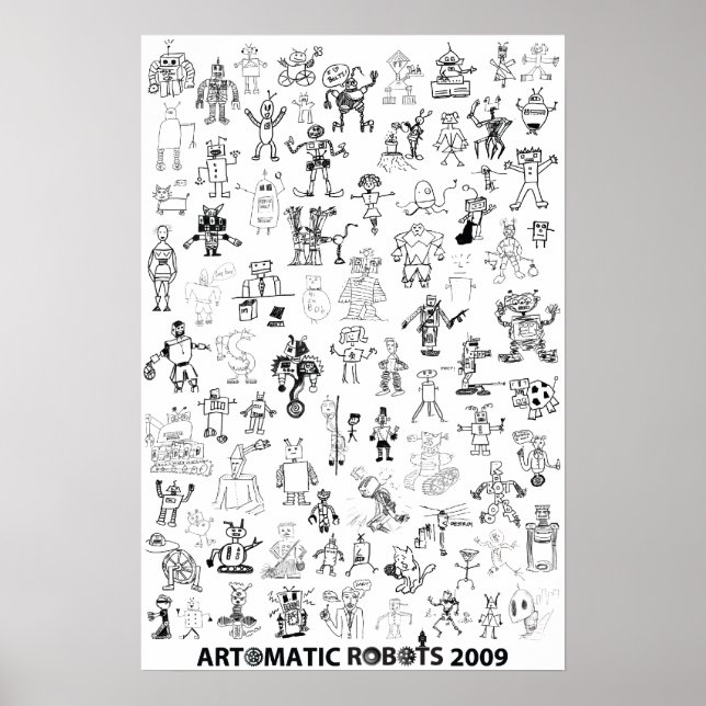 Robôs Artomáticos 2009 Poster 1 (Frente)