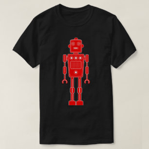 Robot 270620/011 - Camiseta vermelha e branca