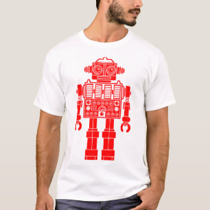 Robot 270620/08 - T-Shirt Vermelho e Branco