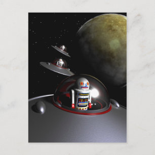 ROBOT - Cartão postal de 7 discos