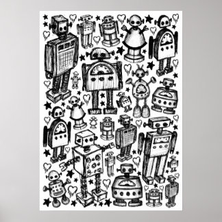 Robot Crowd Poster