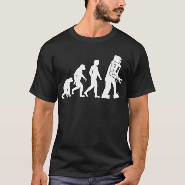 Robot Evolution T-Shirt (Frente)