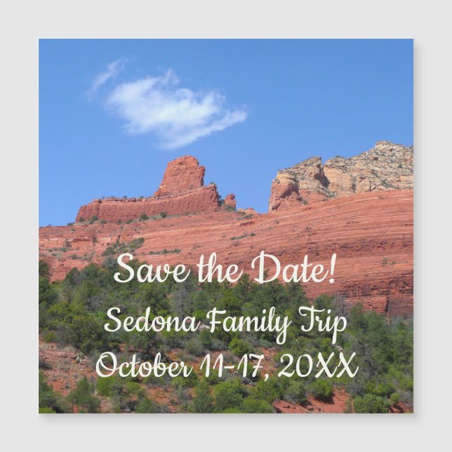 Rocha a vapor em fotografia de Arizona de Sedona (Frente)