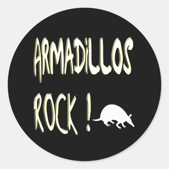Rocha Armadillos! Adesivo (Frente)
