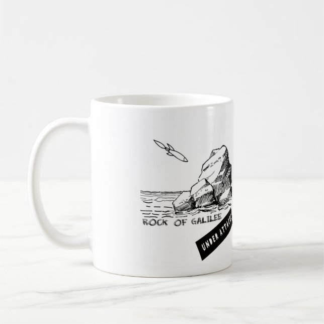 Rocha da caneca de Galilee (Esquerda)
