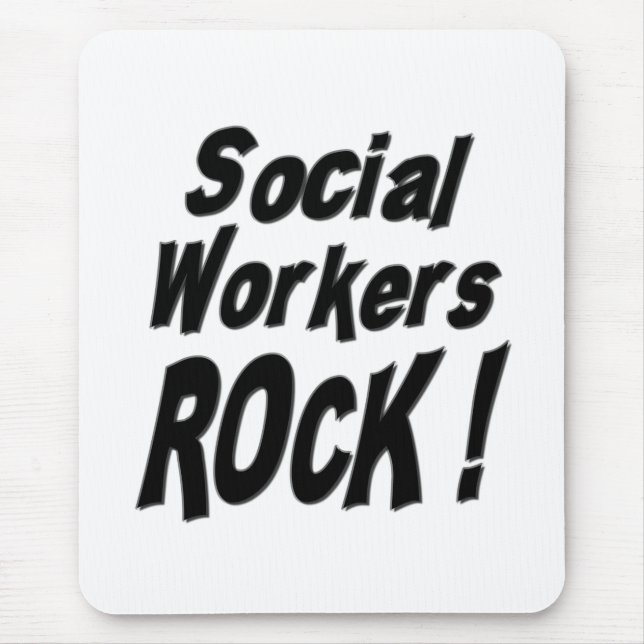 Rocha dos assistentes sociais! Mousepad (Frente)