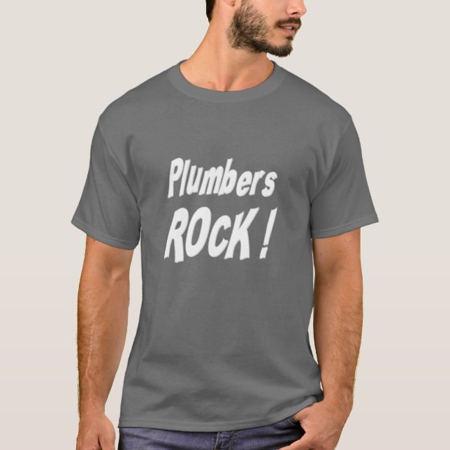 Rocha dos canalizador! T-shirt (Frente)