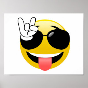 Rocha no poster de Emoji