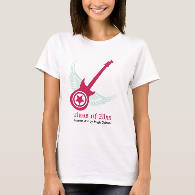 Rocha sobre! T-shirt feito sob encomenda da (Frente)