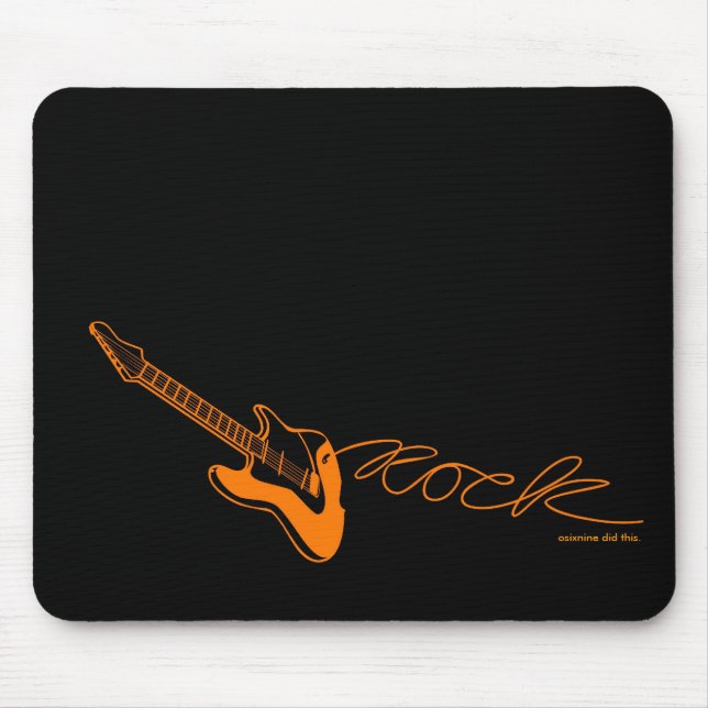 rochas alaranjadas ele Mousepad (Frente)