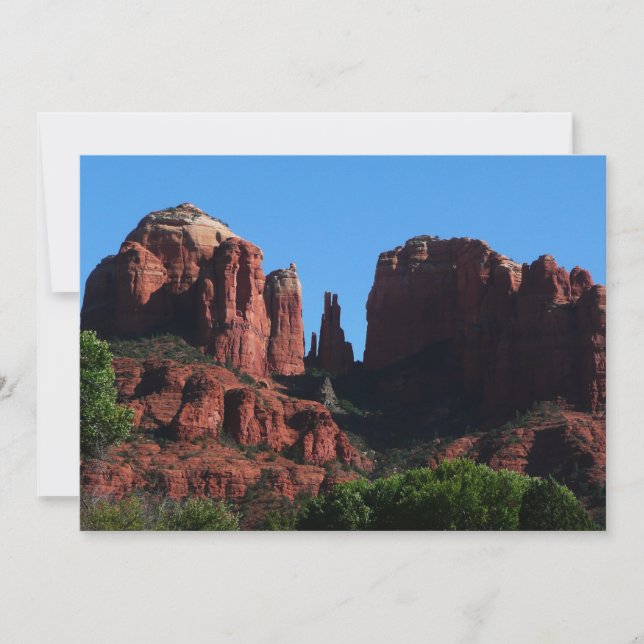 Rochas da Catedral em Sedona Arizona Monumento (Frente)