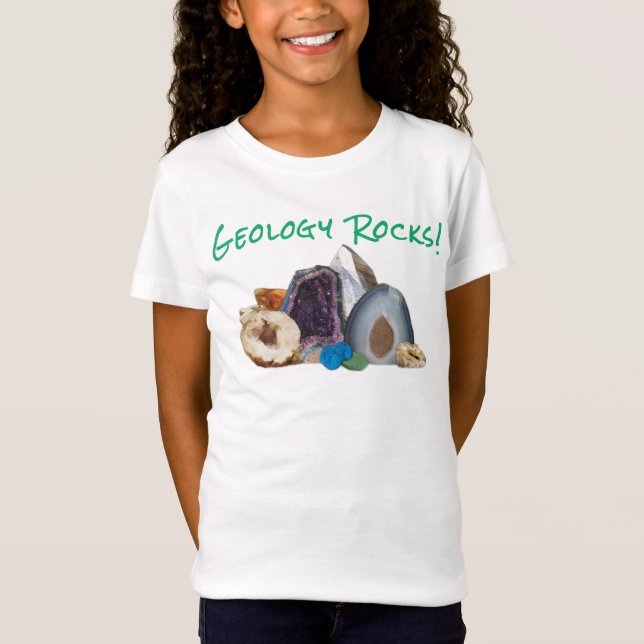 Rochas da geologia! T-shirt (Frente)
