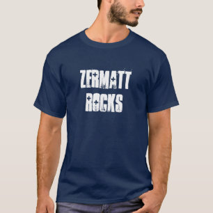 Rochas de Zermatt - t-shirt suíço