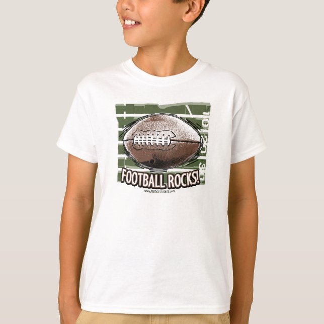 Rochas do futebol! T-shirt (Frente)