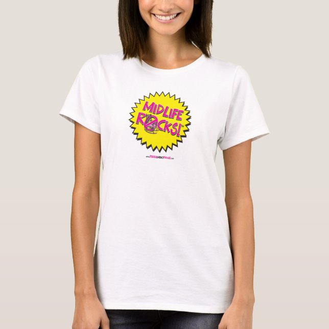 ROCHAS DO MIDLIFE! T-shirt (Frente)