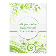 Rochas Florais em Matizes de Verde Fresco