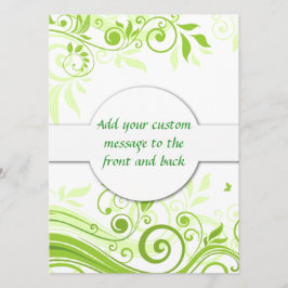 Rochas Florais em Matizes de Verde Fresco