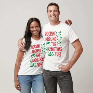 Rochas Na Árvore De Natal T-Shirts De Natal