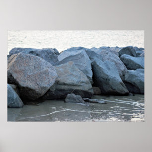 Rochas pela Poster do Oceano