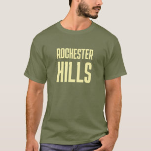 Rochester Colinas Michigan - T-Shirt Impresso