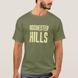 Rochester Hills Michigan Printed T-Shirt
