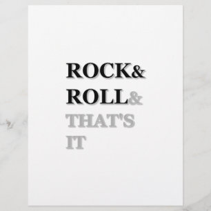 Rock and Roll E é isso