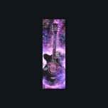 Rock Guitar Canvas Print Purple - Pintura<br><div class="desc">Rocha Guitar Music Canvas Print - MIGNED Painting</div>