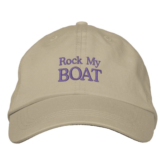 ROCK MY BOAT boné (masculino) (Frente)