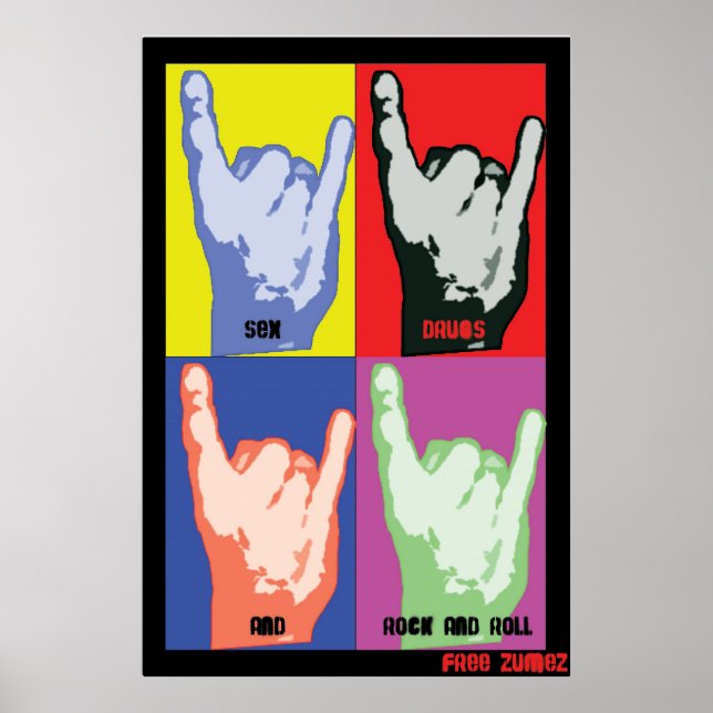 Rock N Roll Poster (Frente)