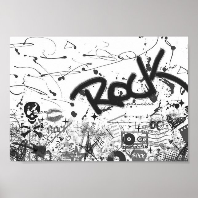 Rock 'N Roll Poster (Frente)