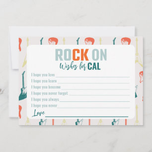 Rock n Roll Rockstar deseja um cartão de aniversár
