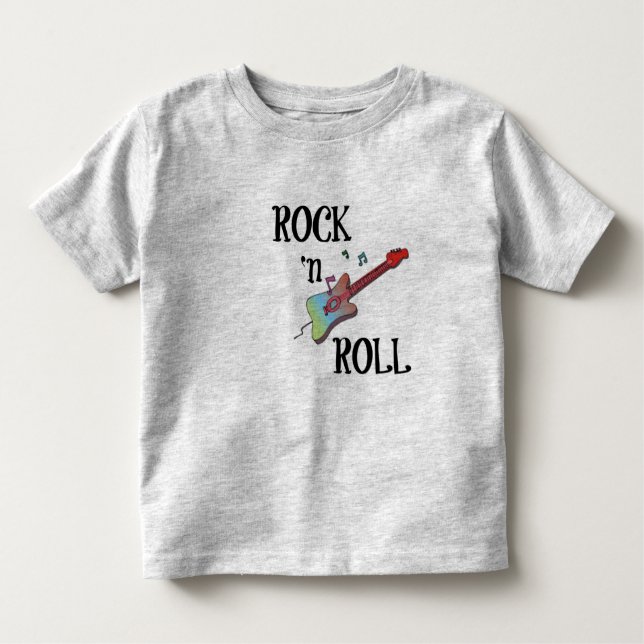 Rock n Roll Toddler T-Shirt (Frente)