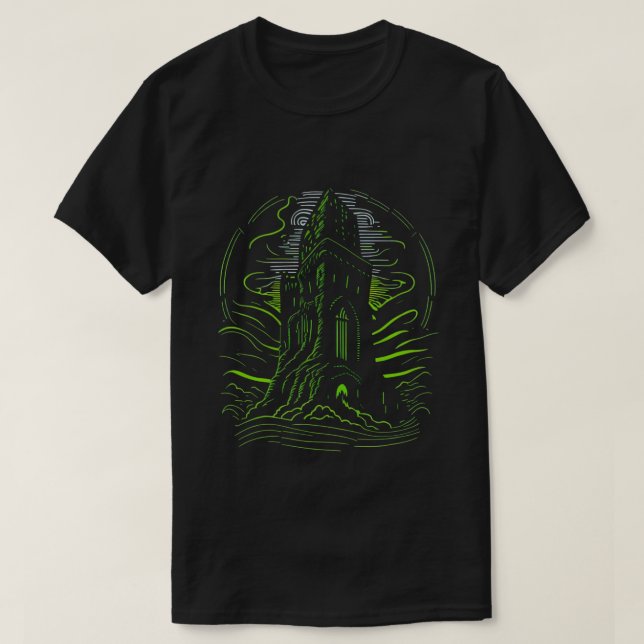 Rock of Cashel Irish Pride T-shirt (Frente do Design)