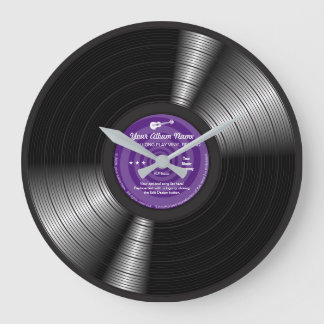 Rock Personalizável Azul em torno do relógio grand