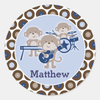 Rock Star Mackeys Personalizadas Folhas de Adesivo