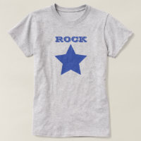 ROCK STAR | Marinho Blue Star Camisa básica para m