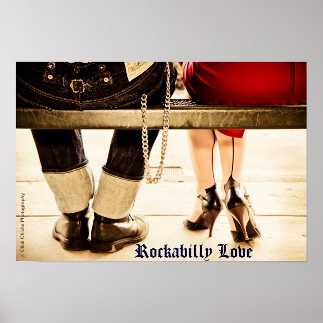 Rockabilly Love Poster (Frente)