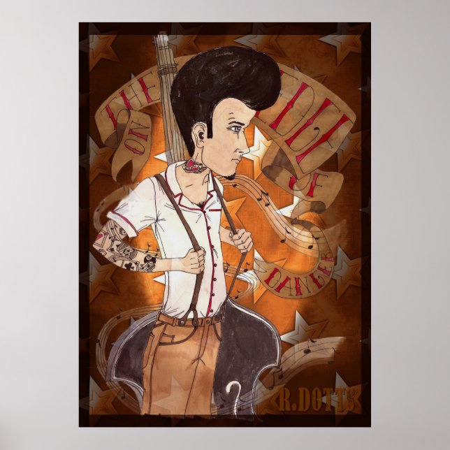 Rockabilly Poster (Frente)