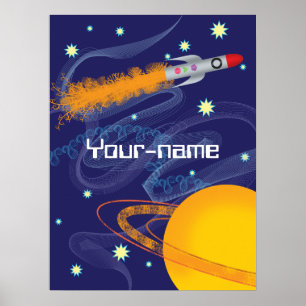 Rocket personalizou o poster