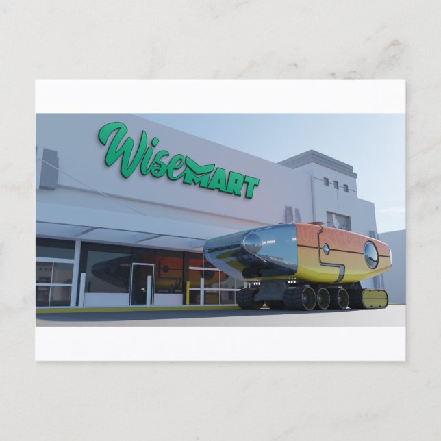 RocketLodge 3D WiseMart - Cartão postal (Frente)